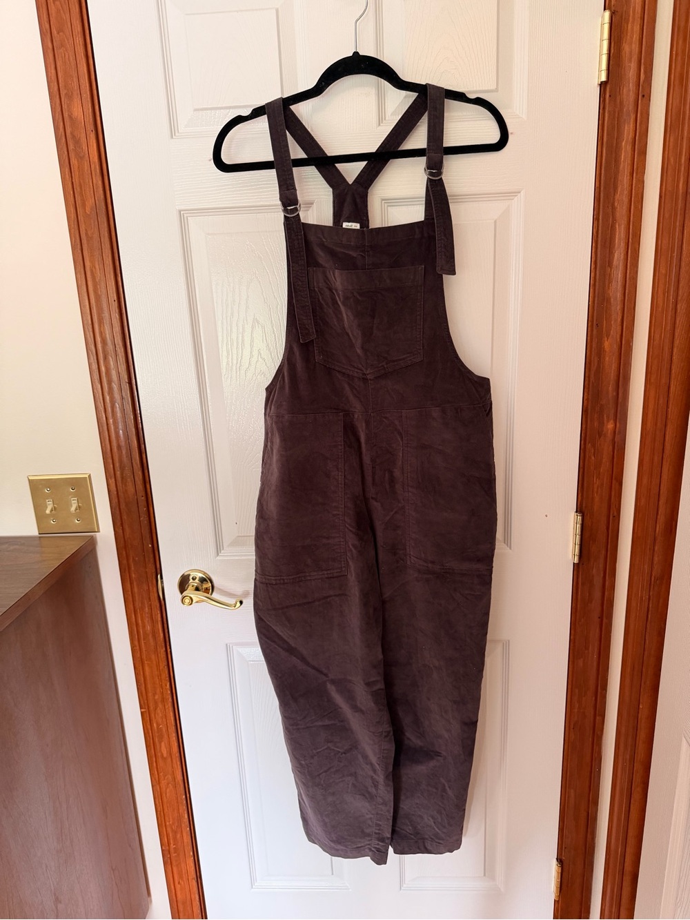aerie Velvet Overalls Size M